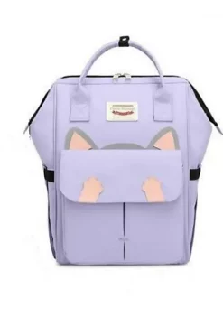 All Abundant Things Home Design Canvas Large Capacity Hidden Cat Backpack