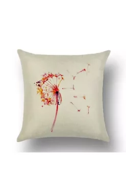 All Abundant Things Home Design Dandelion Cotton and Linen Throw Pillow Cover -Hot Sale Haggar Store Belk 1034