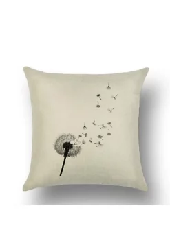 All Abundant Things Home Design Dandelion Cotton and Linen Throw Pillow Cover -Hot Sale Haggar Store Belk 1036