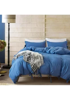 All Abundant Things Home Design Sea Blue Luxury Tie Duvet Cover With Pillow Shams 9 All Abundant Things Home Design Sea Blue Luxury Tie Duvet Cover With Pillow Shams -Hot Sale Haggar Store Belk 1058