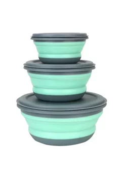 All Abundant Things Home Design Space Saving Collapsible Mixing, Salad, Storage Bowls Set With Lids -Hot Sale Haggar Store Belk 1062
