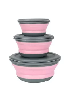 All Abundant Things Home Design Space Saving Collapsible Mixing, Salad, Storage Bowls Set With Lids -Hot Sale Haggar Store Belk 1063