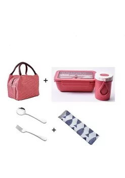 All Abundant Things Home Design Microwave and Dishwasher Safe Lunch Box Set- 8 pcs -Hot Sale Haggar Store Belk 1125