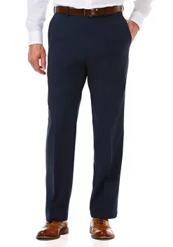 Haggar® Cool 18 Pro Classic Fit Flat Front Hidden Expandable Waistband Pants -Hot Sale Haggar Store Belk 119