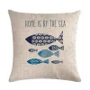 All Abundant Things Home Design Home Is By The Sea Costal Decorative Throw Pillow Cover -Hot Sale Haggar Store Belk 1191