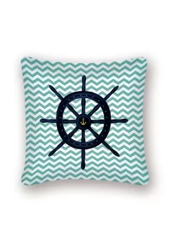 All Abundant Things Home Design Bright and Colorful Nautical Pillow Cover