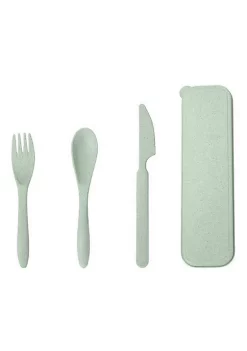 All Abundant Things Home Design Travel Utensil Set Wheat Straw Portable Dinnerware Set- Knife, Fork, and Spoon With Case -Hot Sale Haggar Store Belk 1202