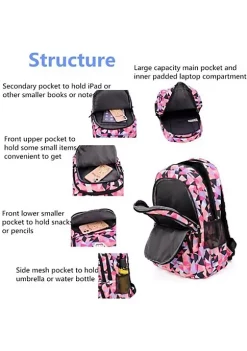 All Abundant Things Home Design Geometric Shapes School Backpack -Hot Sale Haggar Store Belk 1275