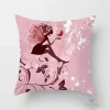 All Abundant Things Home Design Hand Painted Fairy Throw Pillow Cover