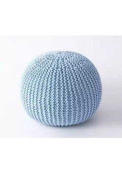 All Abundant Things Home Design Hand Knitted Cable Style Pouf Ottoman -Hot Sale Haggar Store Belk 1323
