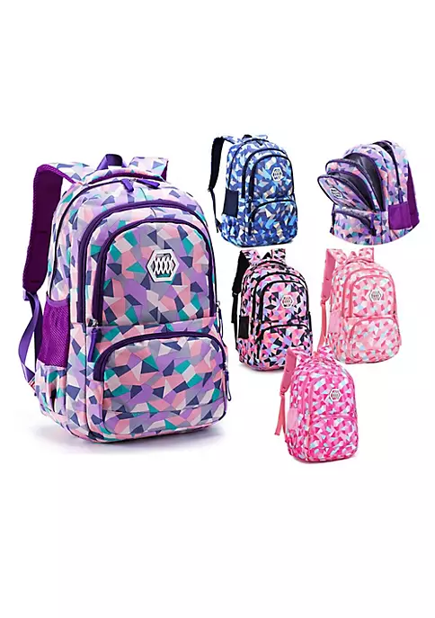 All Abundant Things Home Design Geometric Shapes School Backpack 4 All Abundant Things Home Design Geometric Shapes School Backpack - Image 2