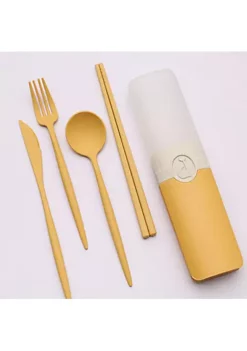 All Abundant Things Home Design Portable Wheat Straw Tableware Utensil Set With Case -Hot Sale Haggar Store Belk 1345