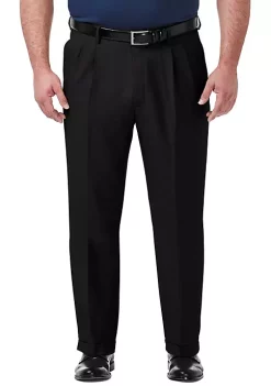 Haggar® Big & Tall Premium Comfort 4-Way Stretch Classic Fit Pleat Dress Pants -Hot Sale Haggar Store Belk 135