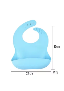 All Abundant Things Home Design Children's Tableware Suction Bowl Utensils Bib Catcher 7pcs Set- Blue -Hot Sale Haggar Store Belk 1385