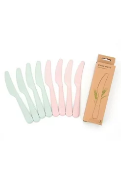 All Abundant Things Home Design Wheat Straw Dinnerware Sets- Bowls, Plates, Cups, Knives, Spoons, Forks