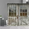 All Abundant Things Home Design Old Vintage Wood Door Waterproof Shower Curtains- Weathered Wood Windows -Hot Sale Haggar Store Belk 1415