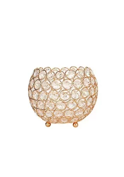 All Abundant Things Home Design Gold Crystal Tealight Candle Holders -Hot Sale Haggar Store Belk 1438