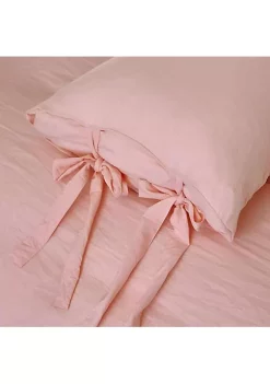 All Abundant Things Home Design Pink Luxury Tie Duvet Cover With Pillow Shams 8 All Abundant Things Home Design Pink Luxury Tie Duvet Cover With Pillow Shams -Hot Sale Haggar Store Belk 1453