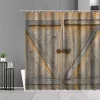 All Abundant Things Home Design Old Vintage Light Wood Door Waterproof Shower Curtains 2 All Abundant Things Home Design Old Vintage Light Wood Door Waterproof Shower Curtains -Hot Sale Haggar Store Belk 1458