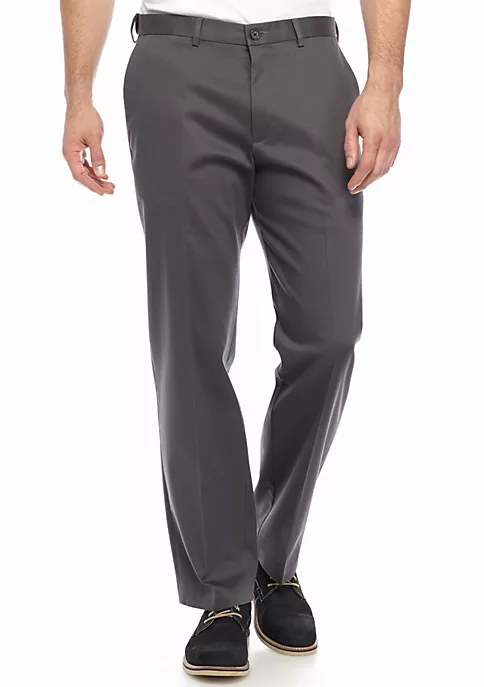 Haggar® Big & Tall Premium No Iron Classic Fit Flat Front Pants 6 Haggar® Big & Tall Premium No Iron Classic Fit Flat Front Pants - Image 4