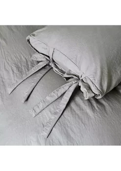 All Abundant Things Home Design Light Grey Luxury Tie Duvet Cover With Pillow Shams 8 All Abundant Things Home Design Light Grey Luxury Tie Duvet Cover With Pillow Shams -Hot Sale Haggar Store Belk 1493