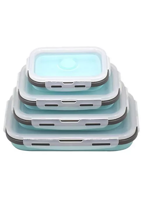 All Abundant Things Home Design Collapsible Space Saving Food Storage Containers Set- 4 pcs 10 All Abundant Things Home Design Collapsible Space Saving Food Storage Containers Set- 4 pcs - Image 8