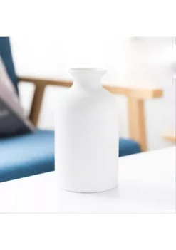 All Abundant Things Home Design White Amphora Elegant Minimalist Ceramic Vases