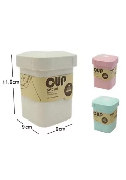 All Abundant Things Home Design Insulated Vacuum Seal and Thermal Food Container Made From Wheat Straw (18.6oz/550ml) -Hot Sale Haggar Store Belk 1628