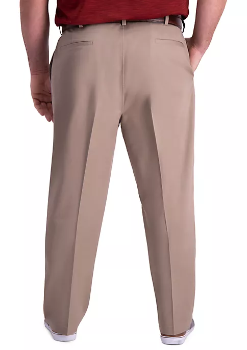 Haggar® Big & Tall Premium Comfort Classic Fit Flat Front Khaki Pants 4 Haggar® Big & Tall Premium Comfort Classic Fit Flat Front Khaki Pants - Image 2