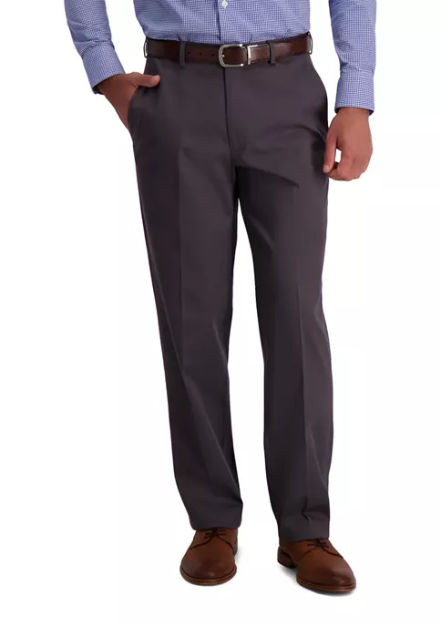 Haggar® Big & Tall J.M. Sharkskin Classic Fit Hidden Comfort Waistband Pleat Dress Pants 6 Haggar® Big & Tall J.M. Sharkskin Classic Fit Hidden Comfort Waistband Pleat Dress Pants - Image 4