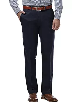 Haggar® Premium Stretch No Iron Khaki Straight Fit Flat Front Pants 18 Haggar® Premium Stretch No Iron Khaki Straight Fit Flat Front Pants -Hot Sale Haggar Store Belk 195