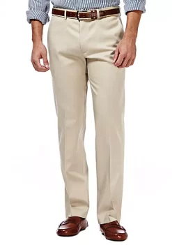 Haggar® Premium Stretch No Iron Khaki Straight Fit Flat Front Pants 19 Haggar® Premium Stretch No Iron Khaki Straight Fit Flat Front Pants -Hot Sale Haggar Store Belk 196
