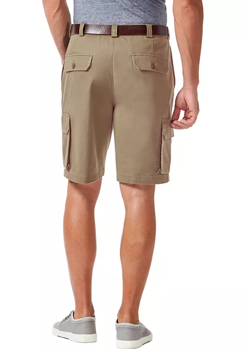 Haggar® Big & Tall Comfort Stretch Cargo Shorts 4 Haggar® Big & Tall Comfort Stretch Cargo Shorts - Image 2