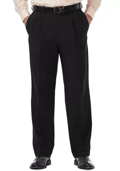 Haggar® Cool 18 Pro Classic Fit Pleat Hidden Expandable Waistband Pants -Hot Sale Haggar Store Belk 219