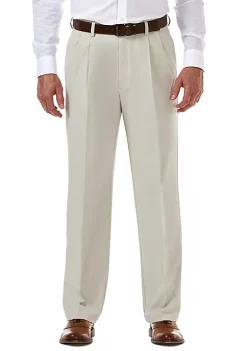 Haggar® Cool 18 Pro Classic Fit Pleat Hidden Expandable Waistband Pants -Hot Sale Haggar Store Belk 220