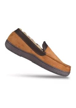 Haggar® Moccasin Slippers with Polyurethane Leather Collar -Hot Sale Haggar Store Belk 225