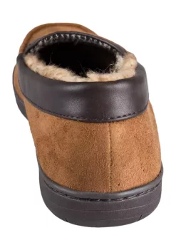 Haggar® Moccasin Slippers with Polyurethane Leather Collar -Hot Sale Haggar Store Belk 226