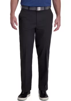 Haggar® Men's Cool Right Performance Flex Solid Classic Fit Flat Front Pants -Hot Sale Haggar Store Belk 246