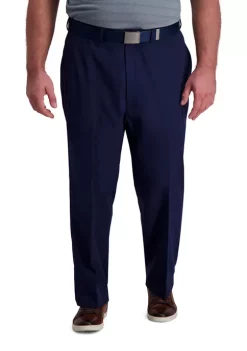 Haggar® Big & Tall Cool Right Performance Flex Solid Classic Fit Flat Front Pants -Hot Sale Haggar Store Belk 268