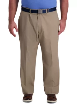 Haggar® Big & Tall Cool Right Performance Flex Solid Classic Fit Flat Front Pants -Hot Sale Haggar Store Belk 269