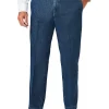 Haggar® Big & Tall Stretch Denim Classic Fit Flat Front Pants -Hot Sale Haggar Store Belk 280