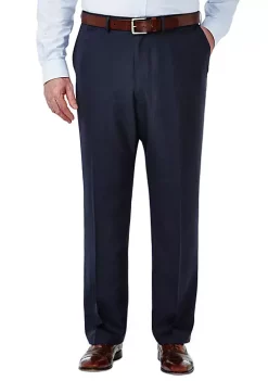 Haggar® Big & Tall Travel Performance Classic Fit Tic Weave Suit Pants