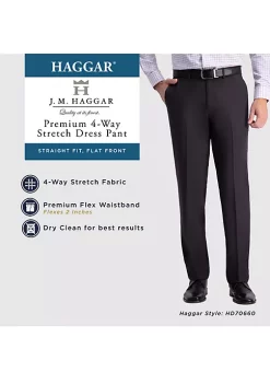 Haggar® J.M. Haggar Premium 4-Way Stretch Straight Fit Dress Pant 11 Haggar® J.M. Haggar Premium 4-Way Stretch Straight Fit Dress Pant -Hot Sale Haggar Store Belk 320