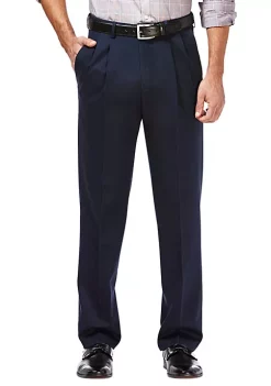 Haggar® Haggar Premium Comfort Melange Broken Twill Classic Fit Flat Front Dress Pant -Hot Sale Haggar Store Belk 33