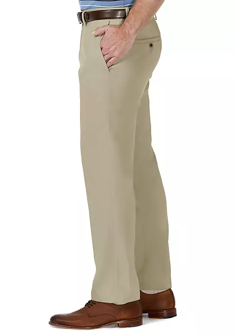 Haggar® Men's Cool 18 PRO Straight Fit Flat Front Pants 4 Haggar® Men's Cool 18 PRO Straight Fit Flat Front Pants - Image 2