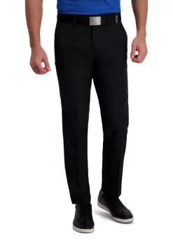 Haggar® Men's Cool Right Performance Flex Solid Straight Fit Flat Front Pants -Hot Sale Haggar Store Belk 373