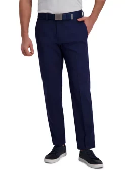 Haggar® Men's Cool Right Performance Flex Solid Straight Fit Flat Front Pants -Hot Sale Haggar Store Belk 375