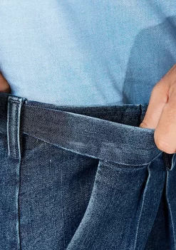 Haggar® Stretch Denim Pleated Trousers -Hot Sale Haggar Store Belk 38