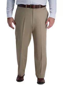 Haggar® Big & Tall Iron Free Premium Khaki Classic Fit Flat Front Pants -Hot Sale Haggar Store Belk 404