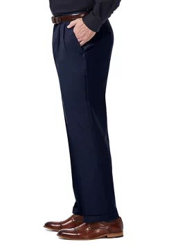 Haggar® Premium Comfort 4 Way Stretch Classic Fit Pleat Dress Pants -Hot Sale Haggar Store Belk 42
